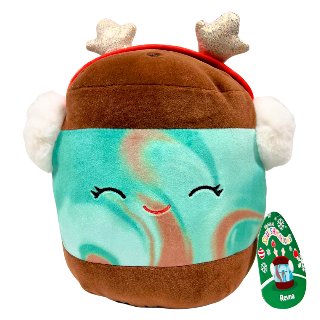 Squishmallows Christmas 8 Inch Revna The Mint Ice Cream Sandwich with