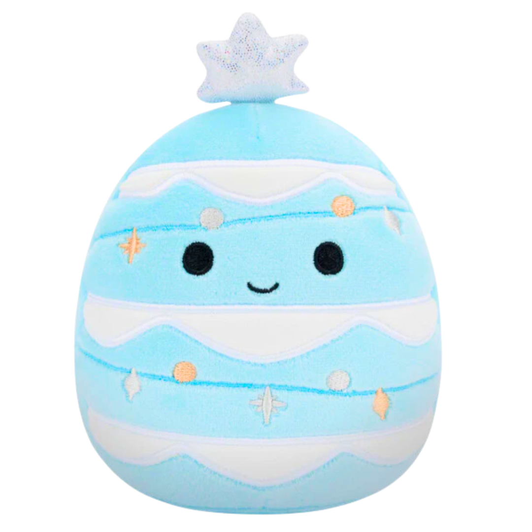 Squishmallows Christmas 5 Inch Keiko the Blue Christmas Tree | Fredrick ...